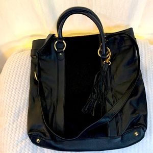 Michael Rome Designs Leather Tote Handbag